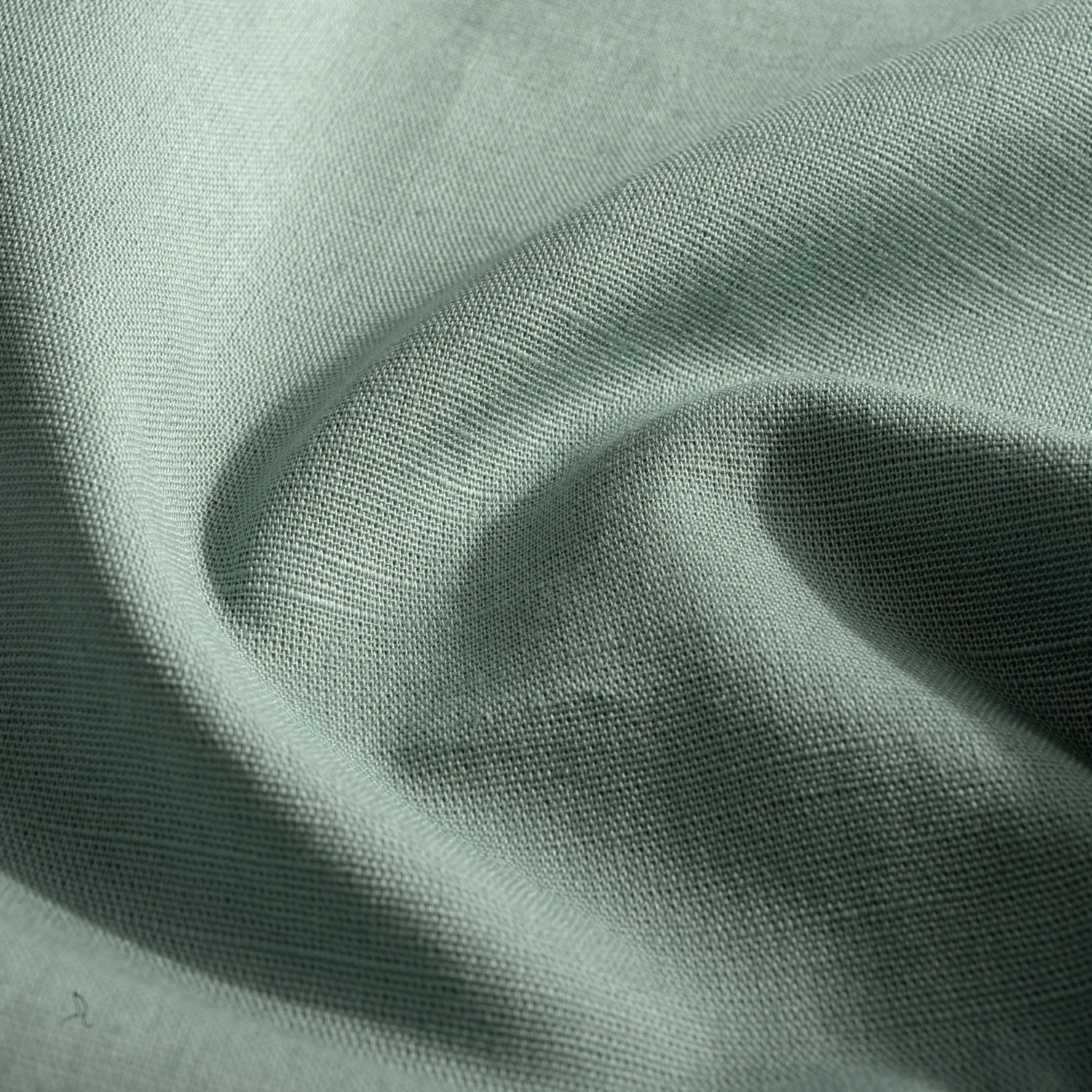 Aqua Green Color Solid Cotton Linen Shirt For Men - Punekar Cotton