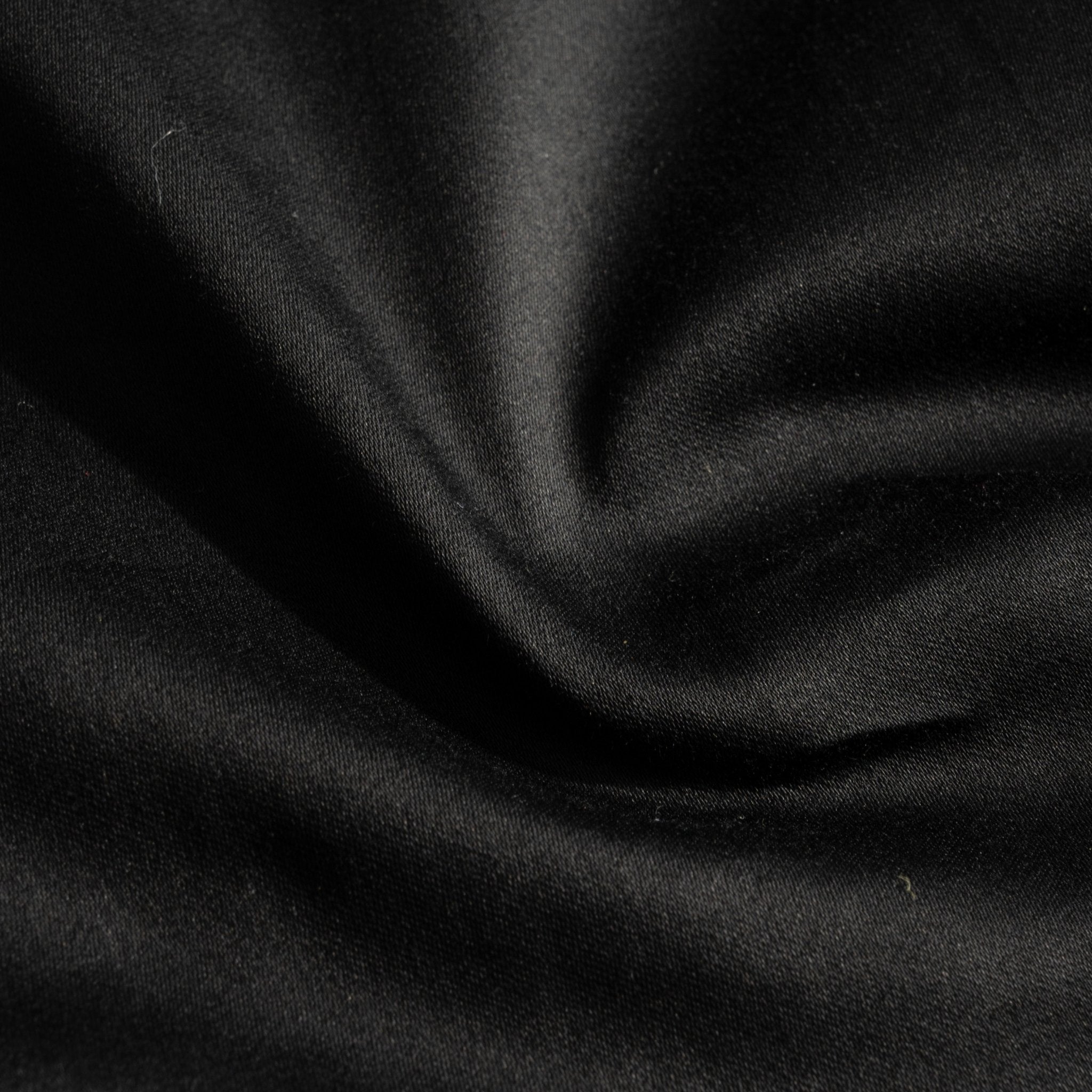 Black Color Cotton Satin Shirt For Men - Punekar Cotton