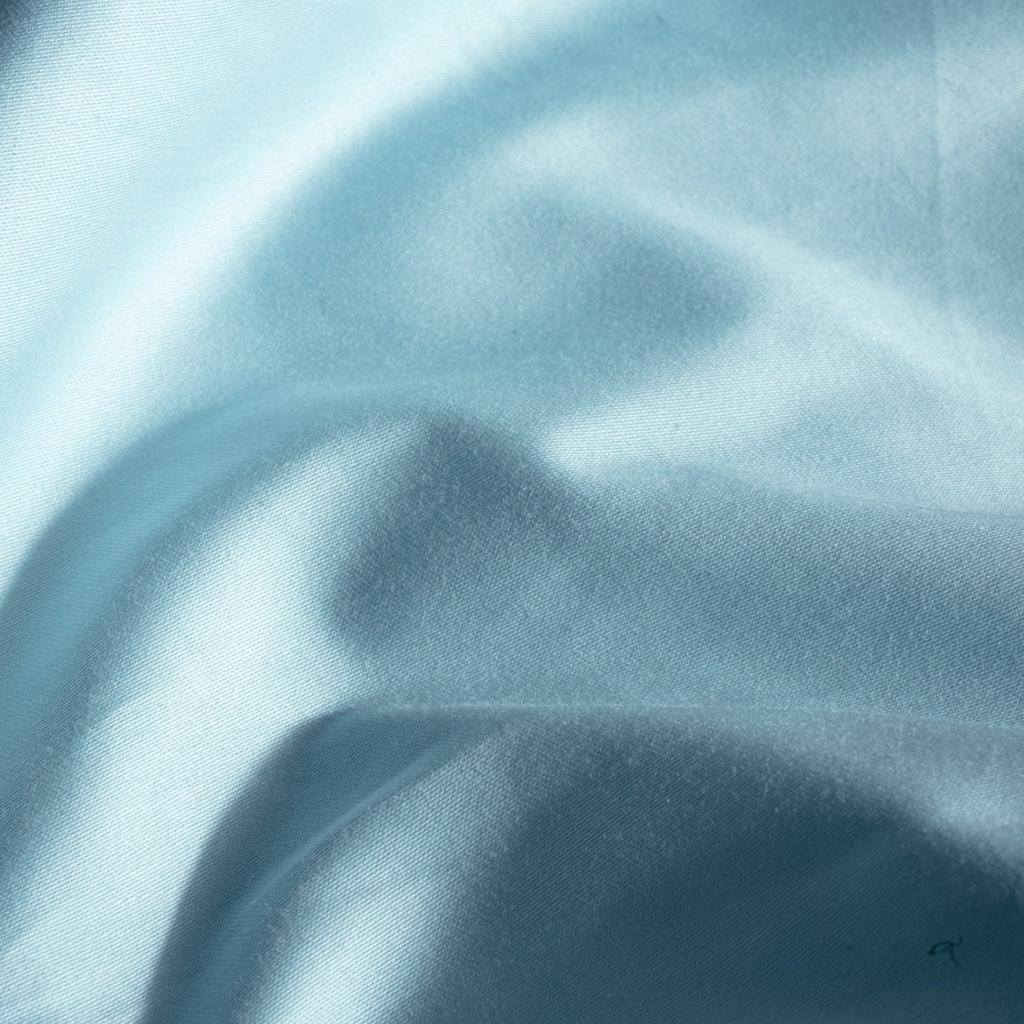 Blue Color Cotton Satin Shirt For Men - Punekar Cotton