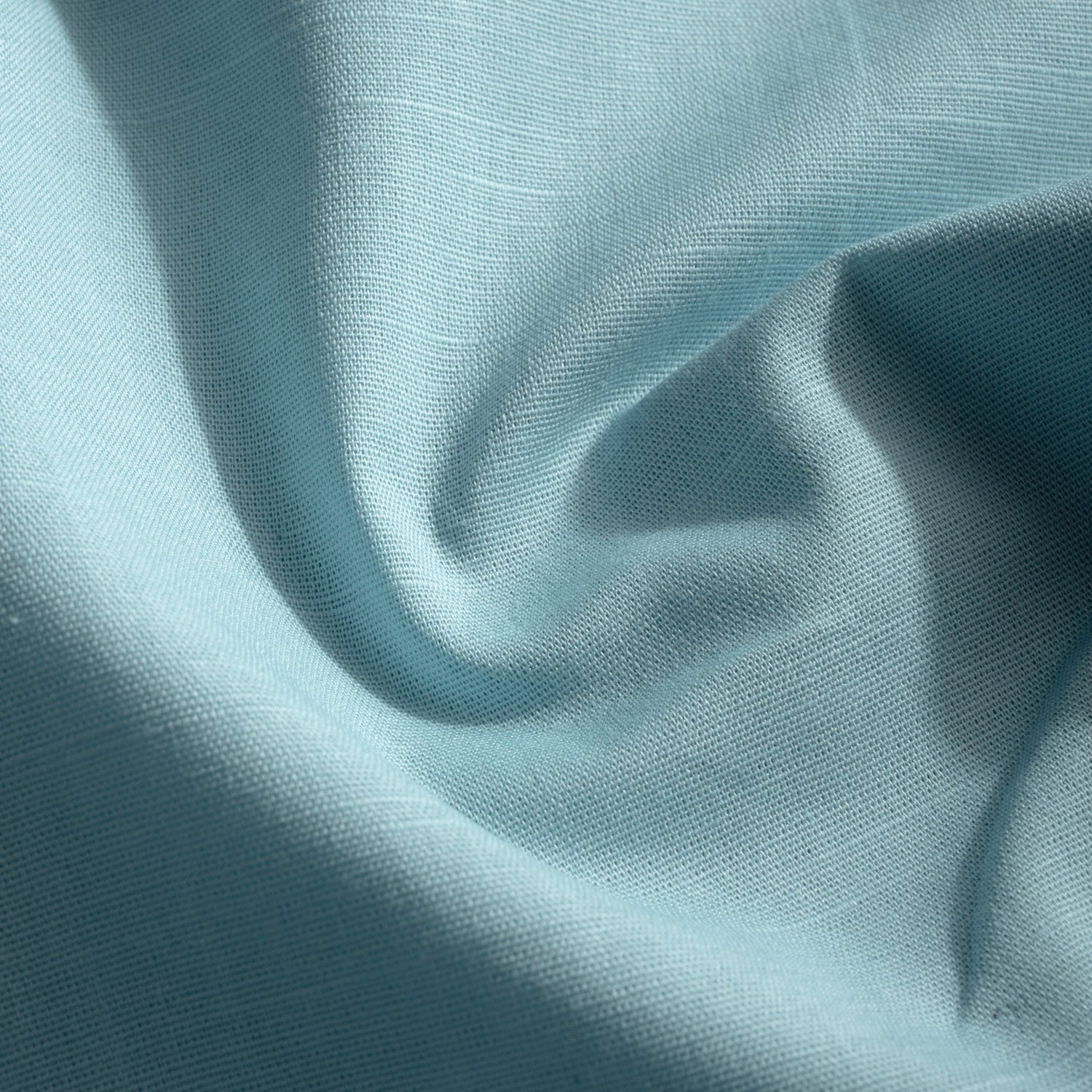 Blue Color Solid Cotton Linen Shirt For Men - Punekar Cotton