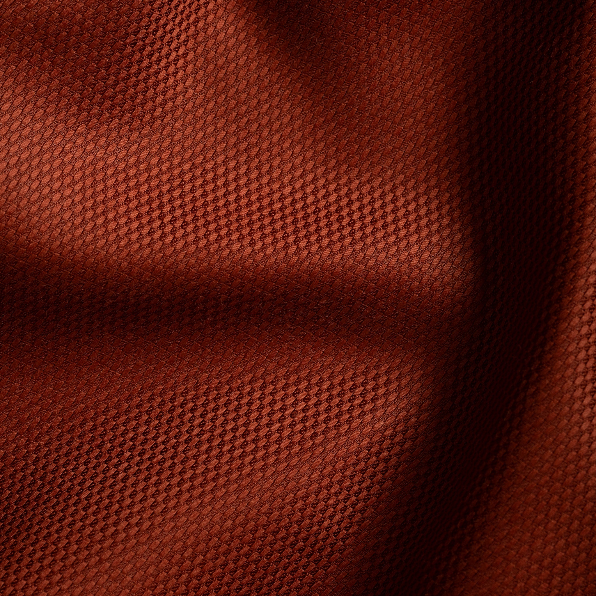 Rustic Red Softweave Cotton Tencel Textured Shirt For Men