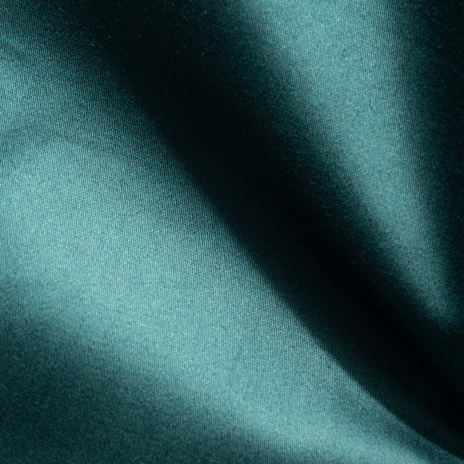 Teal Color Cotton Satin Shirt For Men