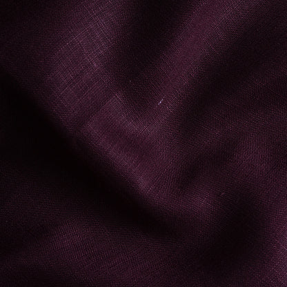Dark Wine Color 80s Lino Lyocell Shirt For Men