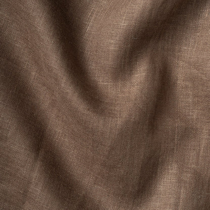 Coffee Brown 60Lea Pure Linen Shirt For Men - Punekar Cotton