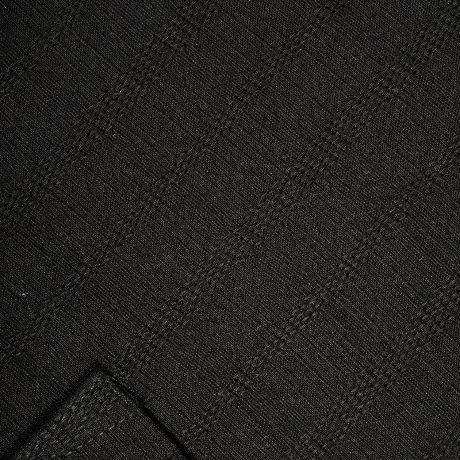 Black Colour Vertical Stripe Textured Jacquard Shirt for Men