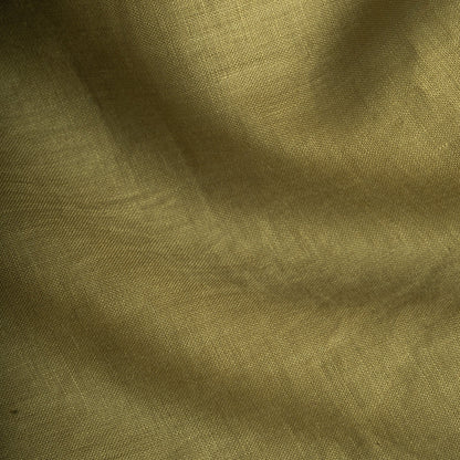 Khaki 60Lea Pure Linen Shirt For Men - Punekar Cotton