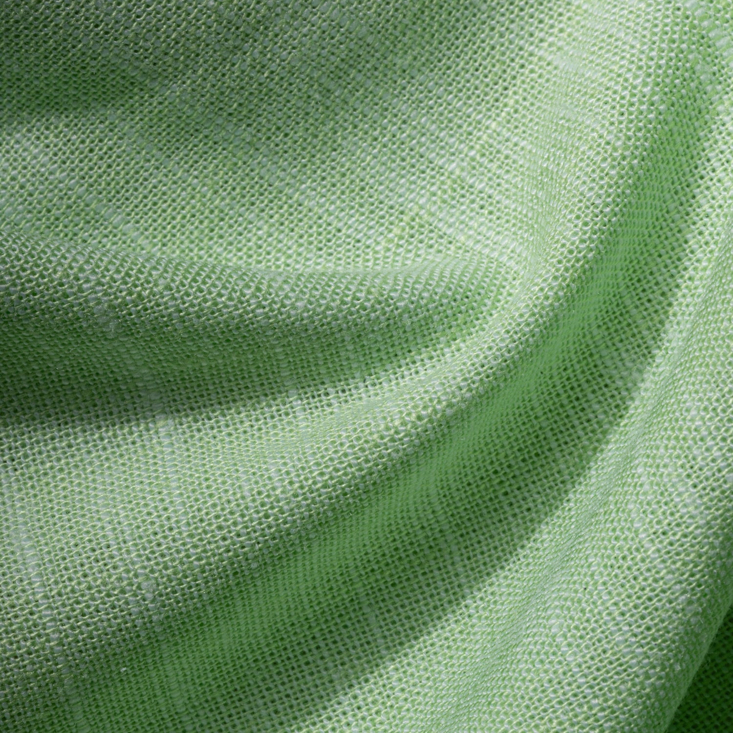 Light Green Color Classic Lyocell Linen Feel Shirt For Men