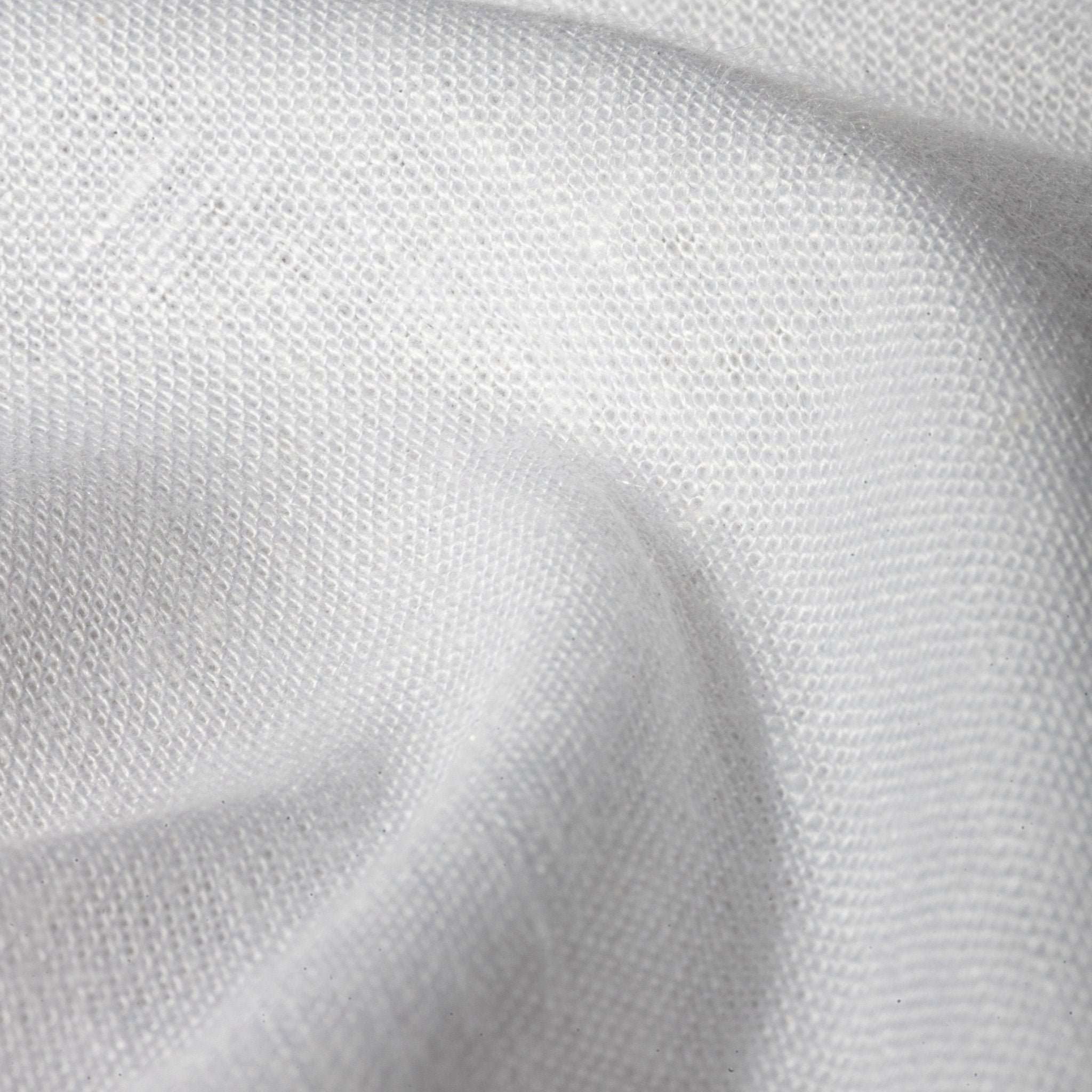 White Color Classic Lyocell Linen Feel Shirt For Men - Punekar Cotton