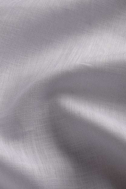 White Color Lyocell Cotton Shirt For Men - Punekar Cotton