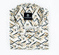 Black Brown Color Arrow Printed Shirt For Men - Punekar Cotton