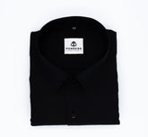 Black Color Twitter Lining Blende Cotton Shirts For Men - Punekar Cotton