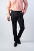 Black Color Wicking Texture Blend Cotton Pant for Men - Punekar Cotton