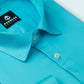 Blue Color Cotton Satin Shirt For Men - Punekar Cotton