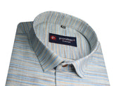 Blue Color Handmade Shirt For Men's - Punekar Cotton