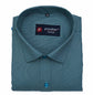 Blue Grey Color Polyester Shirt For Men - Punekar Cotton