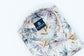 Cream Color Leaf Flower Printed Shirt For Men - Punekar Cotton