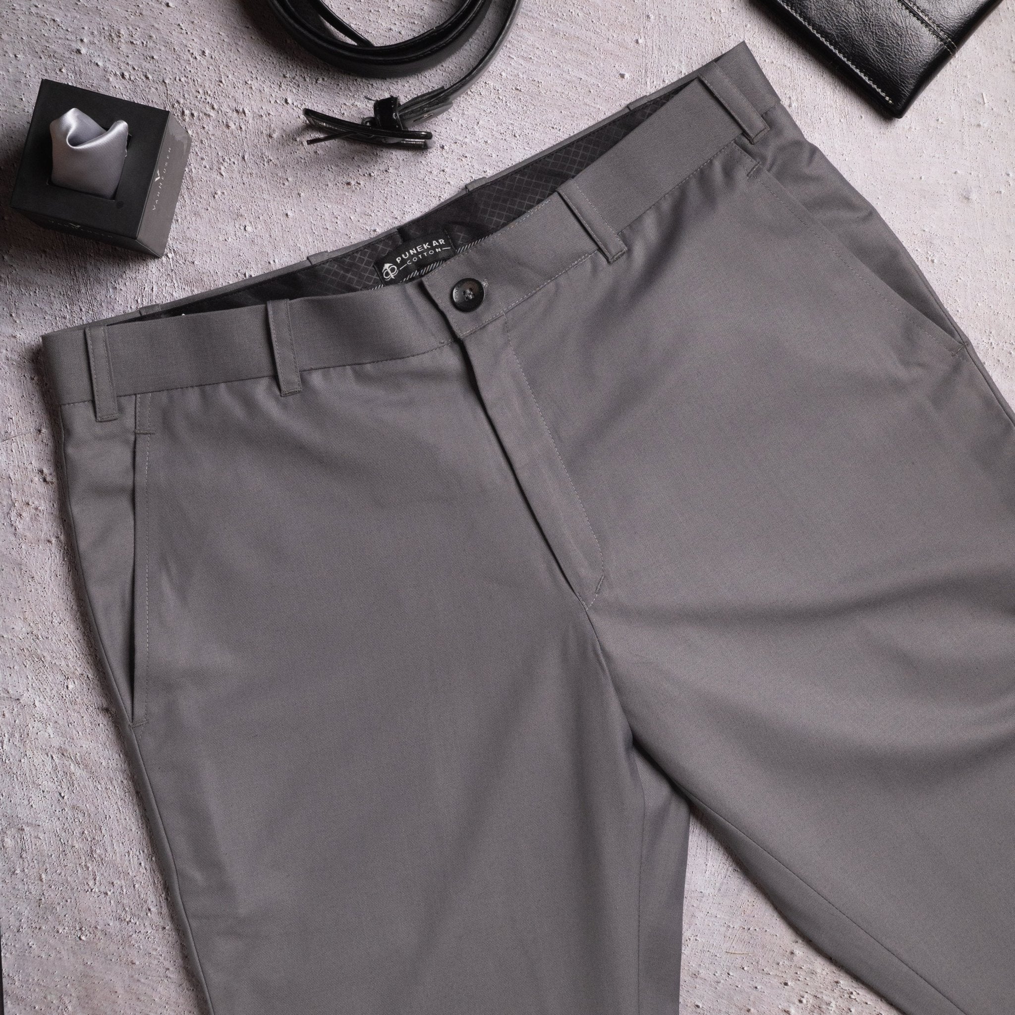 Buy Men'sCotton Regular Fit Track Pants - Dark Grey | Costyle – Cotstyle