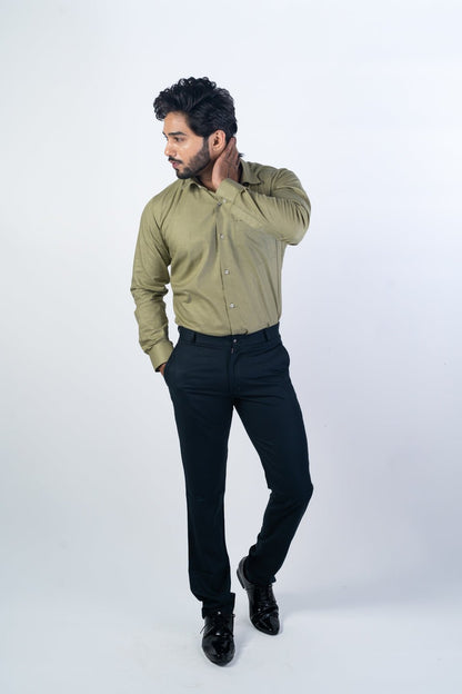 Font Color Solid Pure Cotton For Men - Punekar Cotton