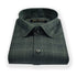 Forest Green Color Poly Cotton Casual Checked Shirt For Men - Punekar Cotton