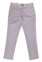 Grey color check blend cotton trousers pant for men - Punekar Cotton