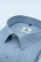 Grey Color Pure Cotton Shirts For Men - Punekar Cotton