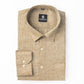 Khaki Color Blend Cotton Shirt For Men - Punekar Cotton