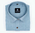 Light Blue Color Blended Linen Shirt For Men's - Punekar Cotton