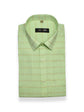 Light Green Color 3D Lining Cotton Shirts For Men's - Punekar Cotton