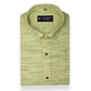 Light Green Color Handmade Shirt For Men's - Punekar Cotton