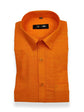 Light Orange Color Dual Tone Matty Cotton Shirt For Men's - Punekar Cotton