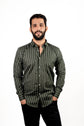 Mehndi Color Pure Cotton Lining Shirt For Men - Punekar Cotton