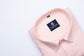 Misty Rose Color Pure Cotton Wide Stripe Shirt For Men - Punekar Cotton