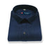 Navy Blue Color Blended Linen Shirt For Men's - Punekar Cotton