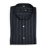 Navy Blue Color Lining Cotton Shirts For Men - Punekar Cotton