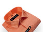 Orange Color Pure Cotton Wide Stripes Shirt For Men - Punekar Cotton