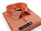 Orange Color Pure Cotton Wide Stripes Shirt For Men - Punekar Cotton