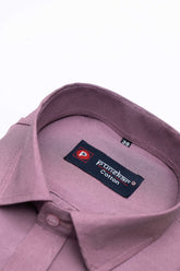 Pink Color Polyester Shirt For Men - Punekar Cotton