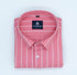 Pink Color Pure Cotton Lining Shirt For Men - Punekar Cotton