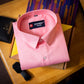 Pink Color Satin Cotton Shirt For Men - Punekar Cotton