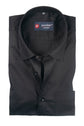 Punekar Cotton Black Color 100% Mercerised Cotton Diagonally Woven Formal Shirt for Men's. - Punekar Cotton