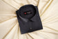 Punekar Cotton Carbon Color 100% Mercerised Cotton Diagonally Woven Formal Shirt for Men's. - Punekar Cotton