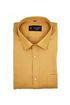 Punekar Cotton Gold Color Rich Cotton Formal Shirt For Men's - Punekar Cotton