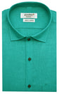 Punekar Cotton Green Color Formal Linen shirts for Men's - Punekar Cotton
