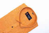 Punekar Cotton Men's Formal Handmade Golden Color Shirt for Men's. - Punekar Cotton