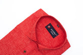 Punekar Cotton Men's Formal Handmade Red Color Shirt for Men's. - Punekar Cotton