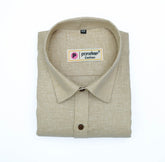 Punekar Cotton Multi Color Cotton Linen Formal Shirt for Men's. - Punekar Cotton