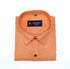 Punekar Cotton Orange Color Cotton Linen Formal Shirt for Men's. - Punekar Cotton