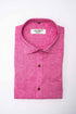 Punekar Cotton Pink Color Pure Cotton Handmade Formal Shirt for Men's. - Punekar Cotton