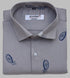 Punekar Cotton Printed Solid Grey Color Pure Cotton Handmade Shirt For Men's. - Punekar Cotton