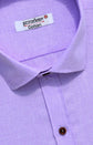 Punekar Cotton Purple Color Cotton Linen Formal Shirt for Men's.